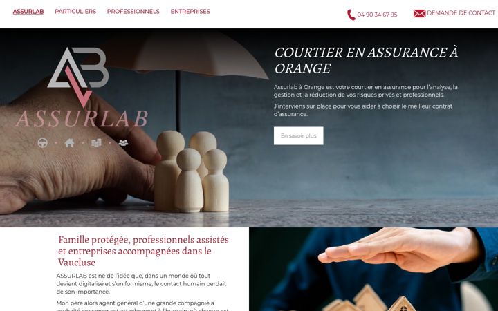 Screenshot of assurlab.com