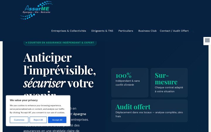 Screenshot του assurme.fr
