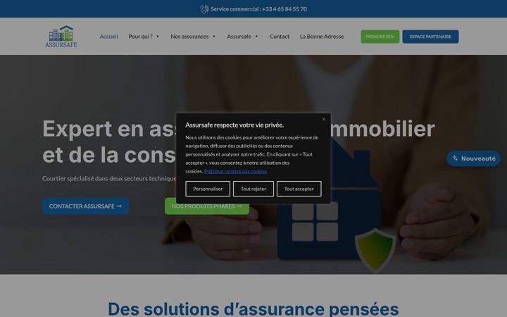 Screenshot of assursafe.fr