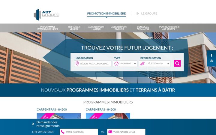 Screenshot του ast-groupe.fr