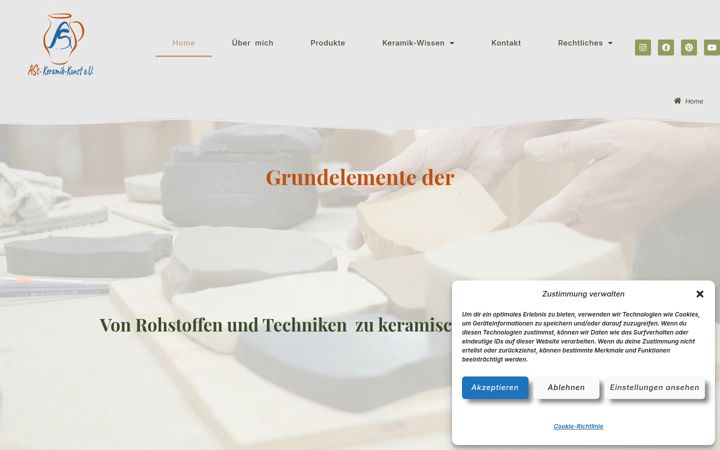 Screenshot of ast-keramikkunst.at