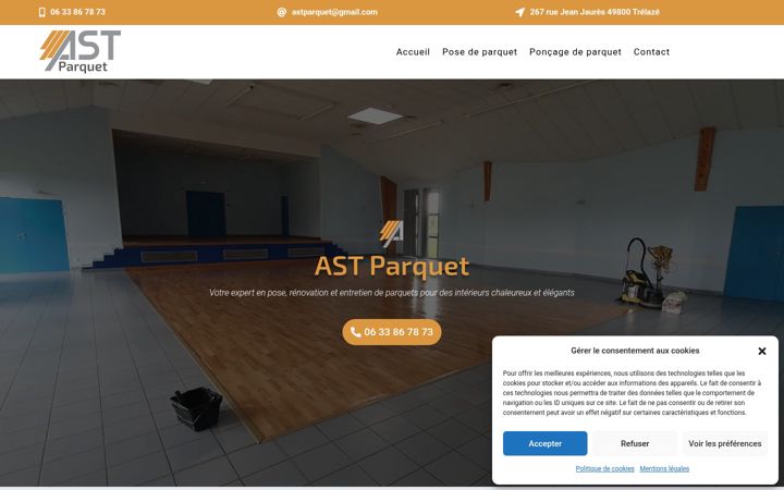 Screenshot του ast-parquet.fr