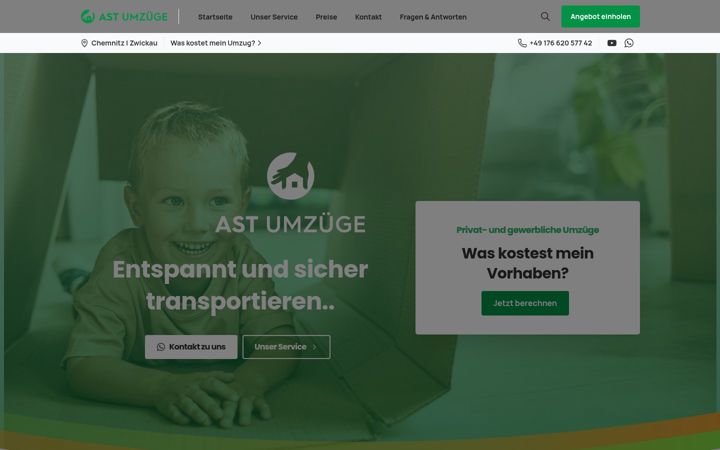 Skärmbild av ast-umzuege.de