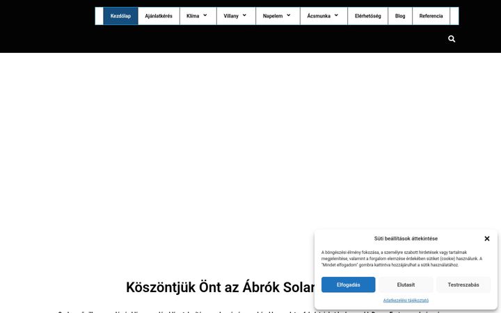 Screenshot of ast-villany-klima.hu