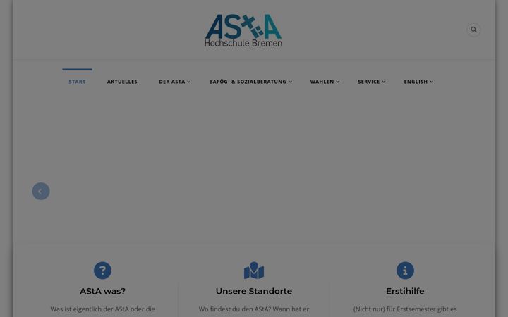 Screenshot of asta-hsb.de