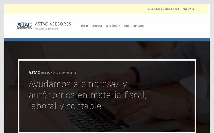 Ekrānuzņēmums no astac-asesores.com