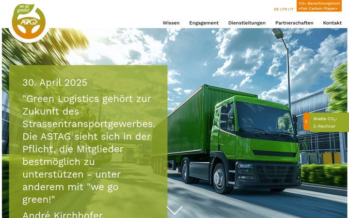 Screenshot of astag-we-go-green.ch