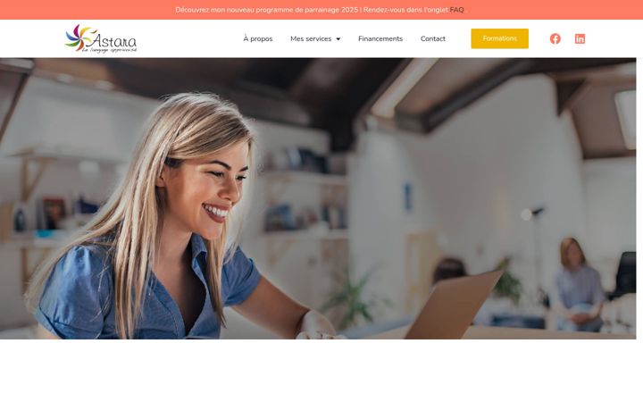 Ekrānuzņēmums no astara-formation.com