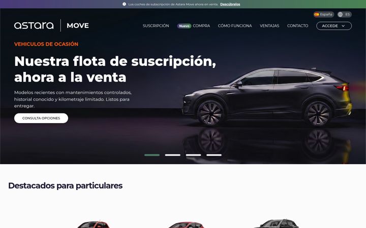 Screenshot of astaramove.com