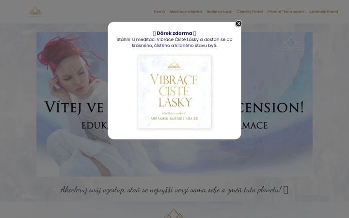Screenshot von astariaascension.com