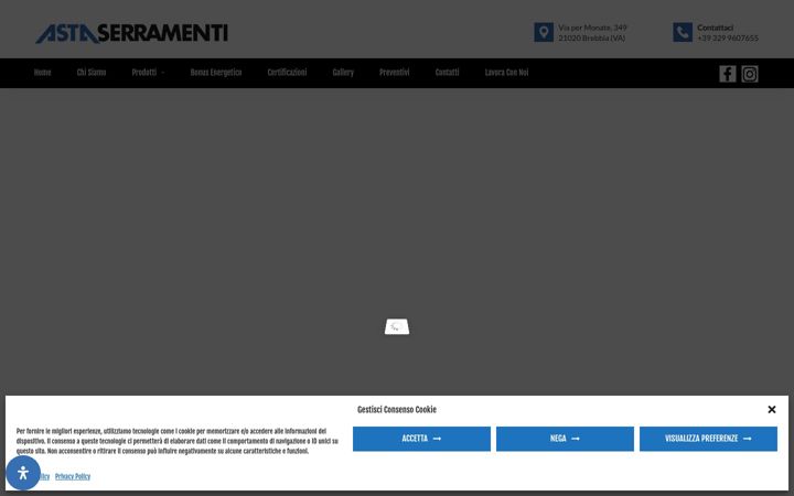 Screenshot του astaserramenti.com