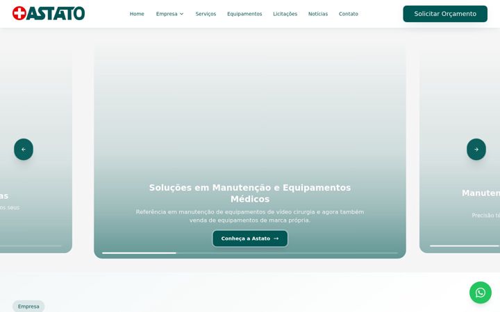 Screenshot of astato.com.br