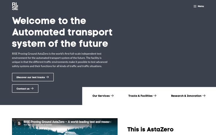 Screenshot of astazero.com