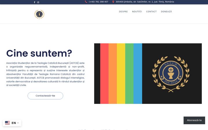 Screenshot of astcb.ro