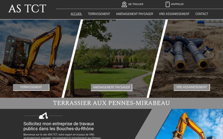 Screenshot of astct-terrassement.fr