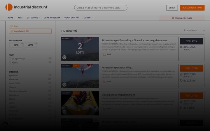 Screenshot of aste24.it