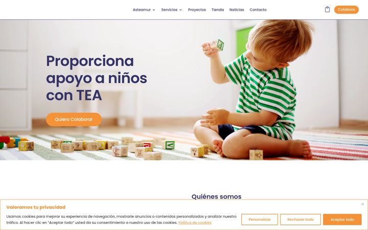 Screenshot of asteamur.org