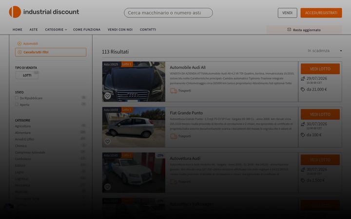 Screenshot of asteauto.it