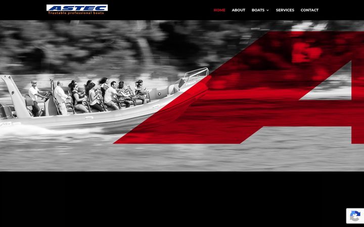 Screenshot of astec-boats.net
