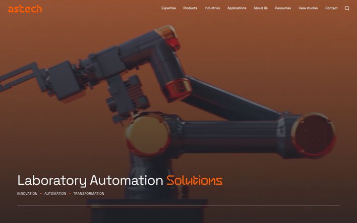 Screenshot of astechprojects.co.uk