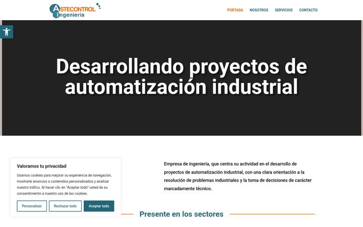 Screenshot von astecontrol.es