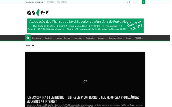 Screenshot of astecpmpa.com.br