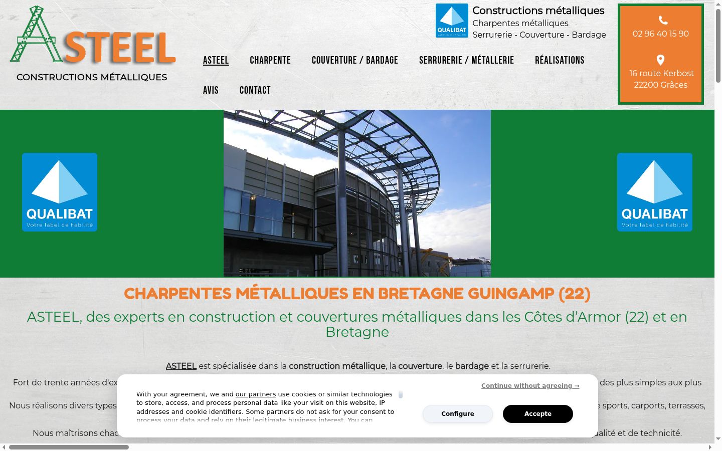 Screenshot tal-banner tal-kunsens muri qabel kwalunkwe interazzjoni
