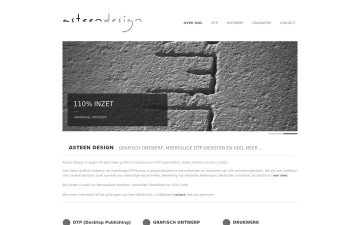 Screenshot of asteendesign.com