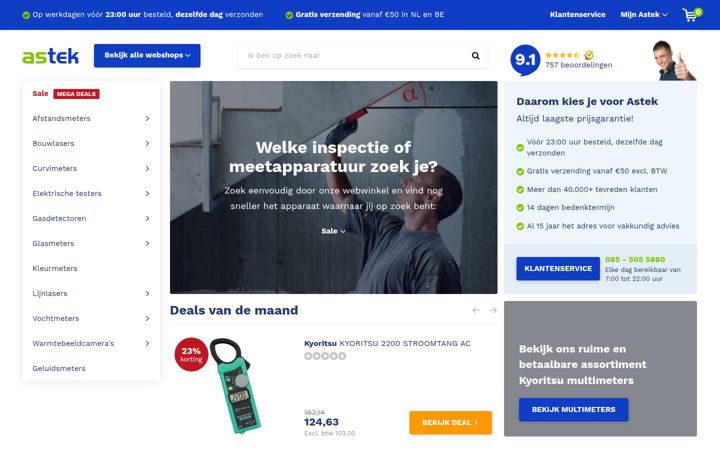 Screenshot of astek.nl