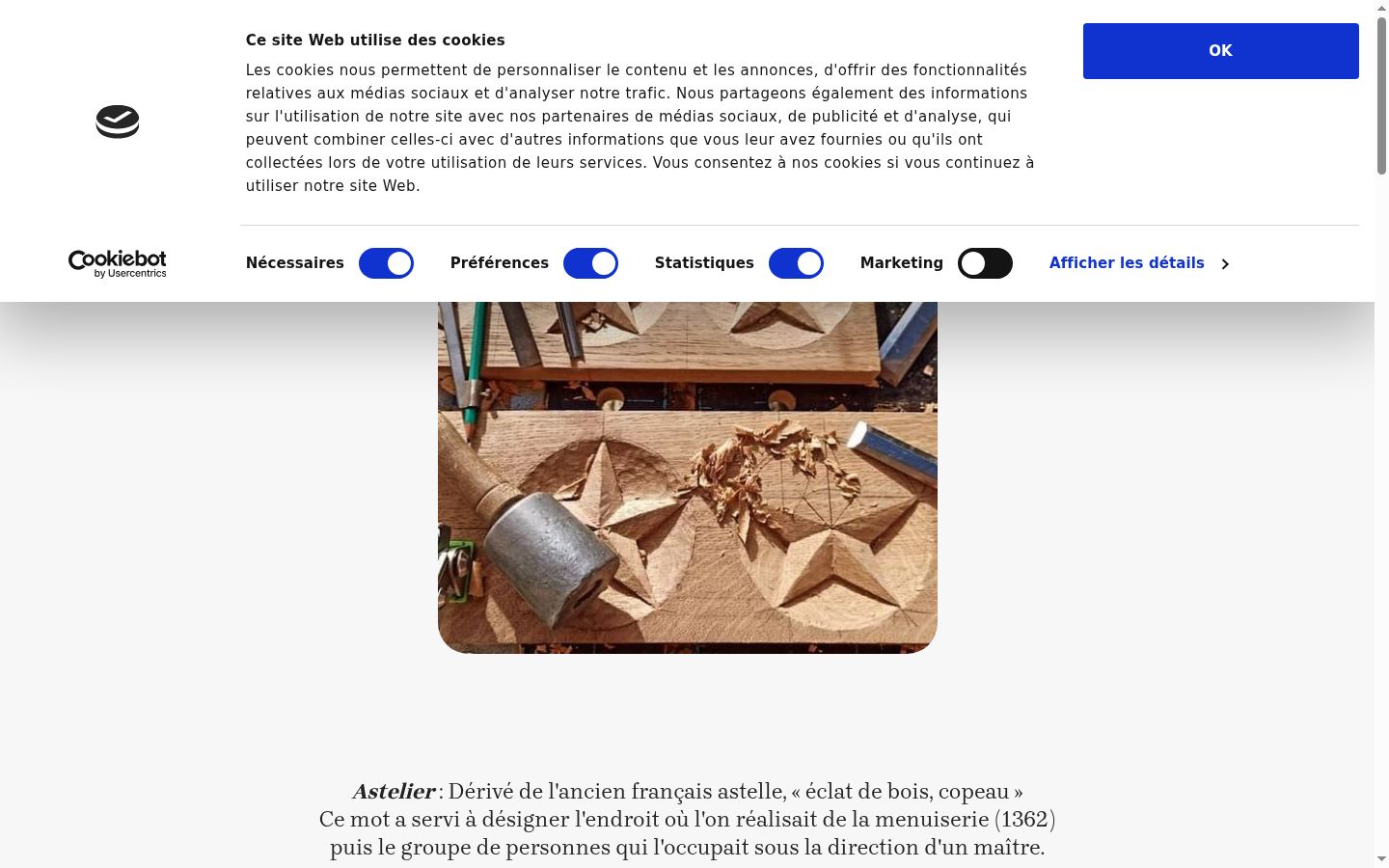 Captura de pantalla del banner de consentimiento mostrado antes de cualquier interacción