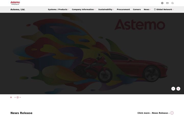 Screenshot von astemo.com