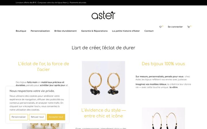 Screenshot του aster-bijoux.fr