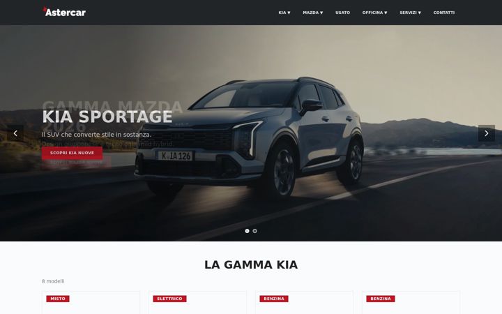Screenshot of astercar.it
