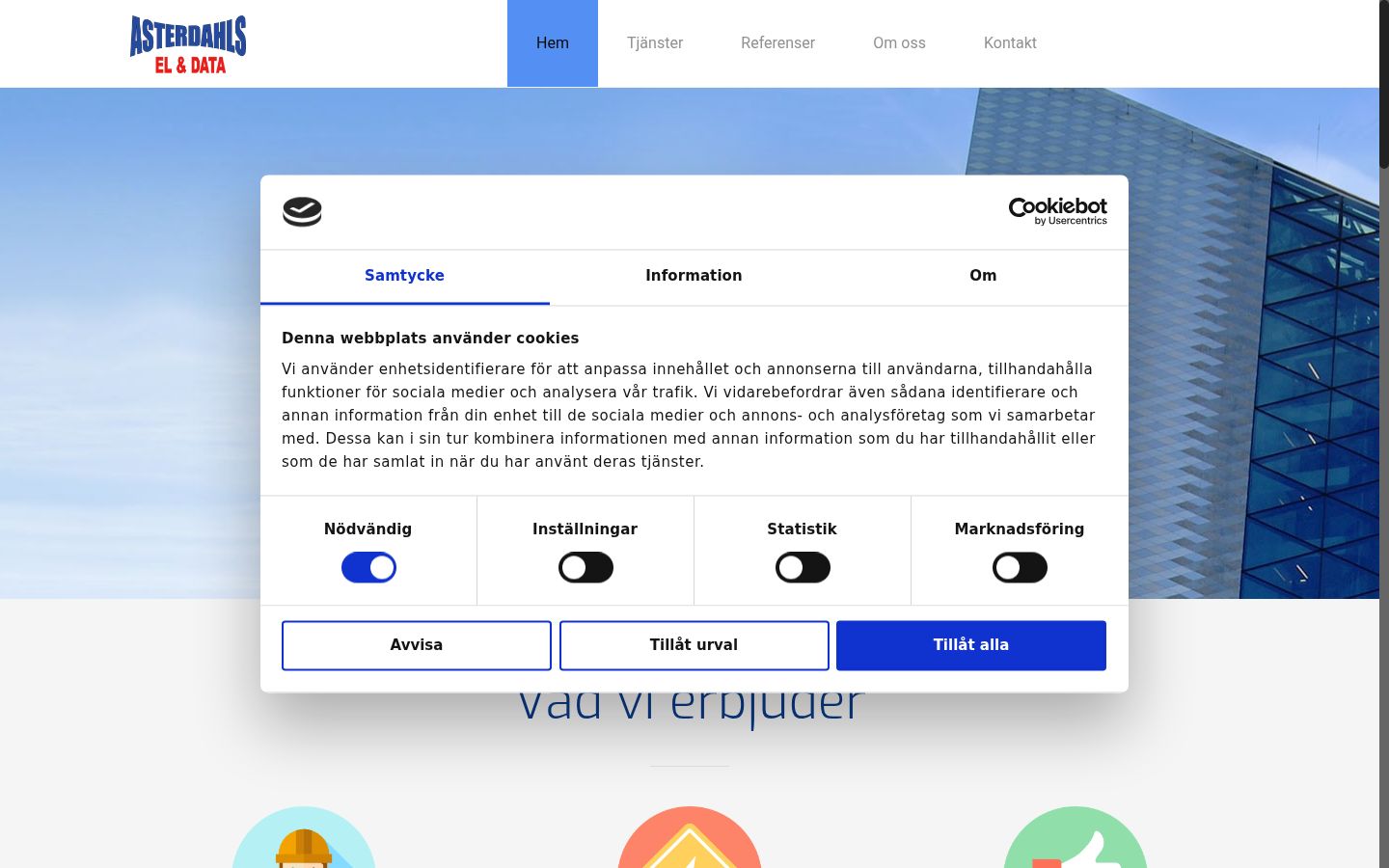 Zrzut ekranu banera zgody wyświetlanego przed jakąkolwiek interakcją