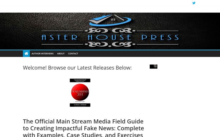 Screenshot di asterhousepress.com