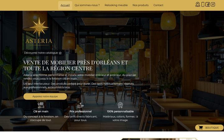 Screenshot of asteria-chr.fr