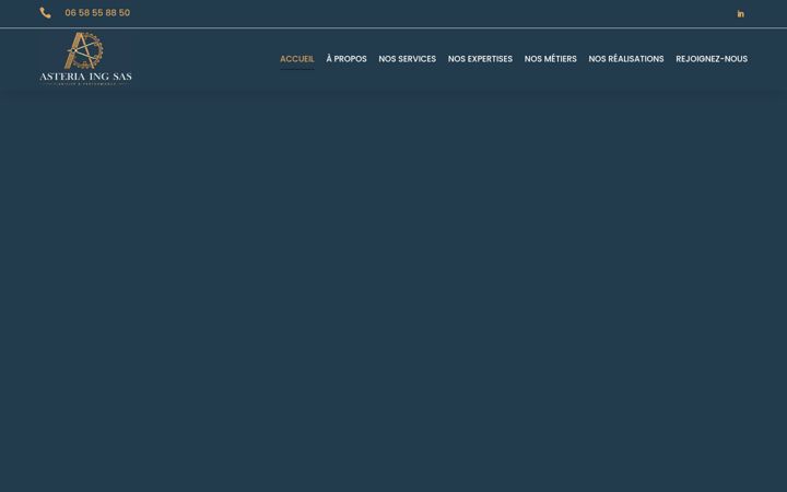 Screenshot di asteriaing-sas.com