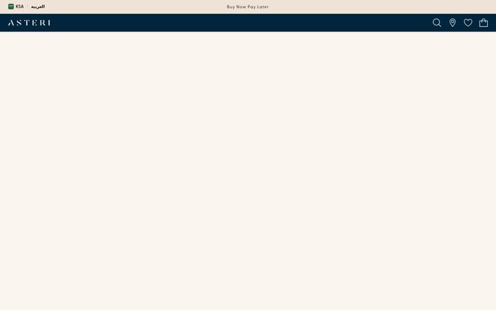 Screenshot of asteribeauty.com