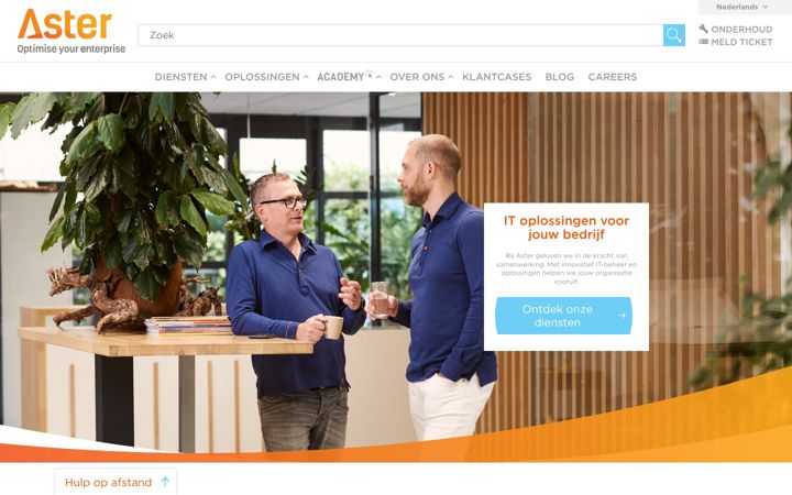 Screenshot of asterict.nl