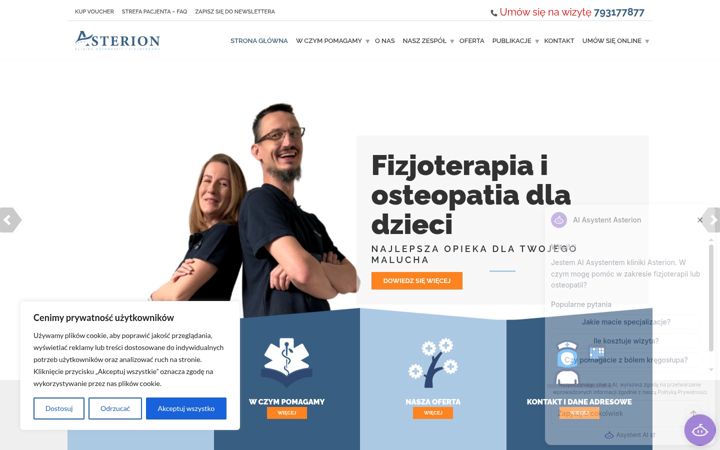 Screenshot von asterion.com.pl