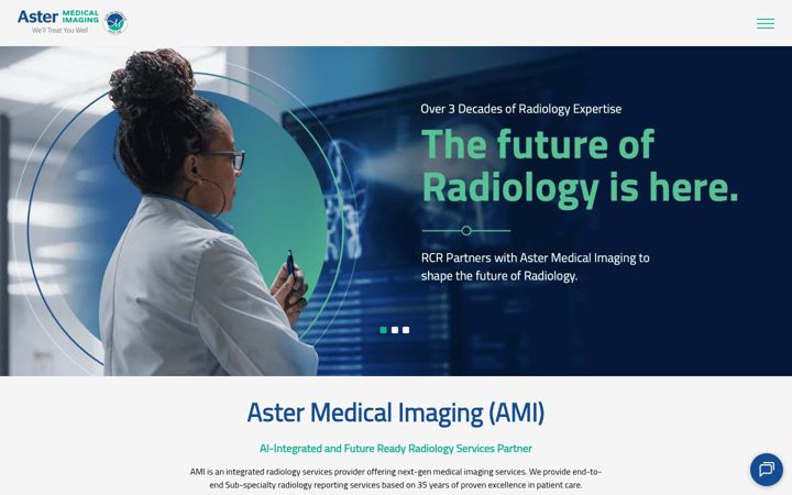 Screenshot di astermedicalimaging.com