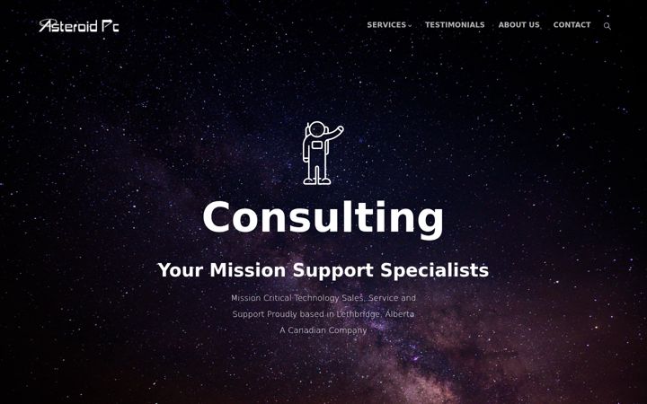 Screenshot of asteroidpc.com