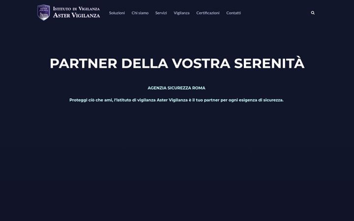 Screenshot of astervigilanza.it