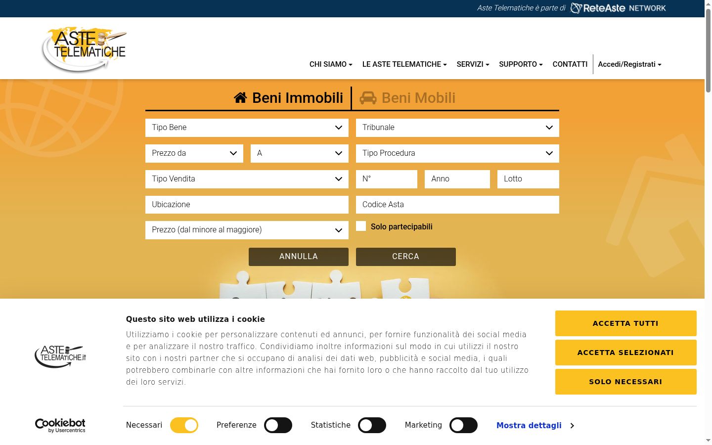 Screenshot tal-banner tal-kunsens muri qabel kwalunkwe interazzjoni