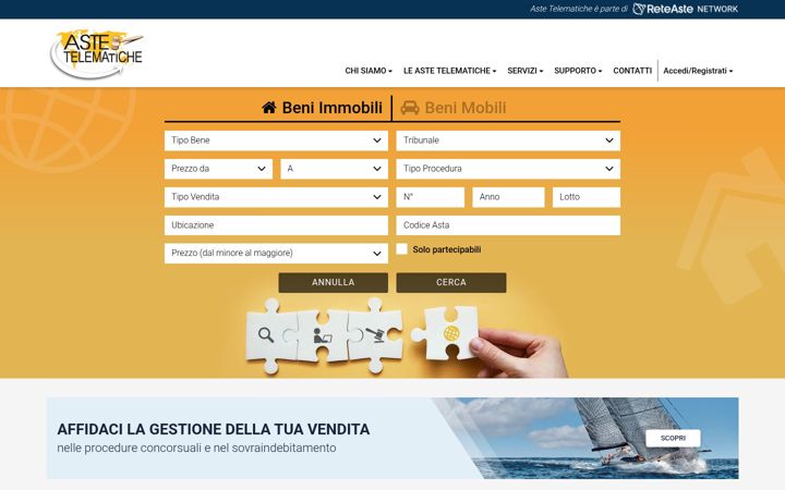 Screenshot of astetelematiche.it