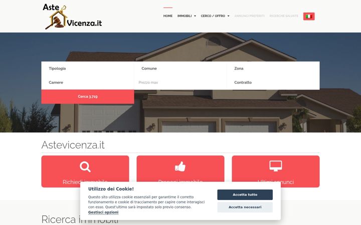 Screenshot of astevicenza.it