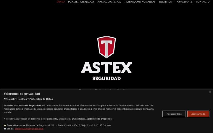 Kuvakaappaus sivustosta astexseguridad.es