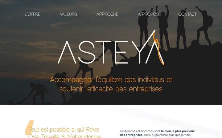 Screenshot of asteya-conseil.fr