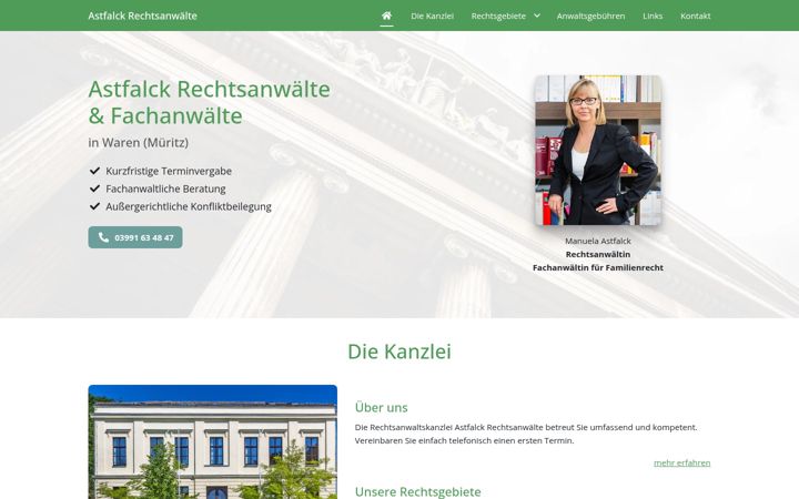 Screenshot of astfalck.de