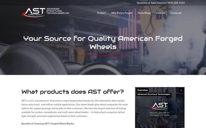 Captura de pantalla de astforgedwheels.com